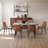 Iras 6 - Person Extendable Dining Set, 61.4'' Dining Table Sets-1450584911