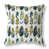 Motif floral bleu / vert sélectionné