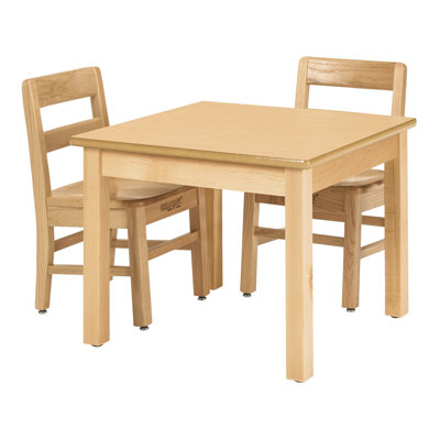 Wood Square Writing Table