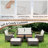 6 - Person Patio Conversation Set with Cushions