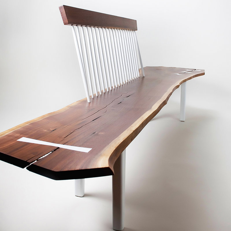 Banc en bois WW