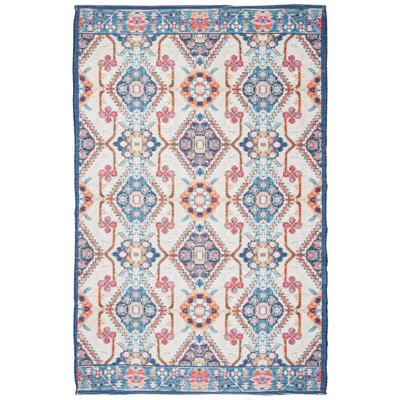 Tapis géométrique tissé à la main Joppatowne