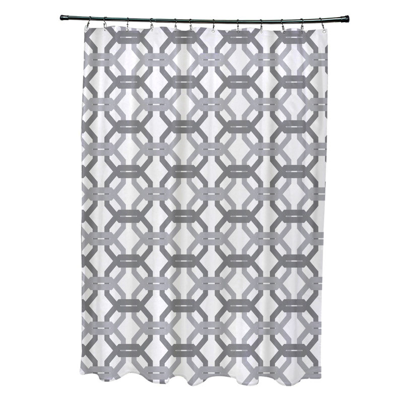 Rideau de douche Joslin, Gris classique