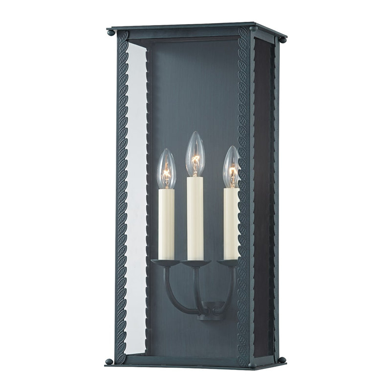 Applique murale Zuma Light, Vert-de-gris, H 21,25 po x l 9,5 po x P 7 po