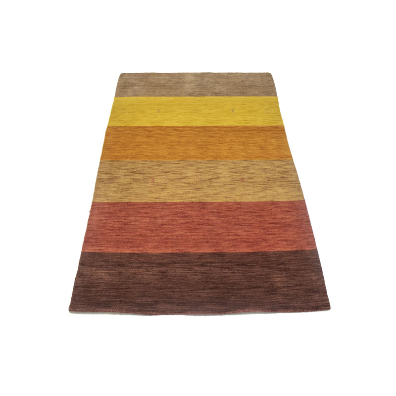 Performance Wool Striped Indoor Rug, Rectangle 5' x 8'