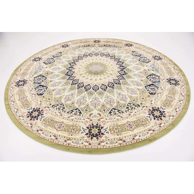 Tapis traditionnel Kelayeh couleur jardin