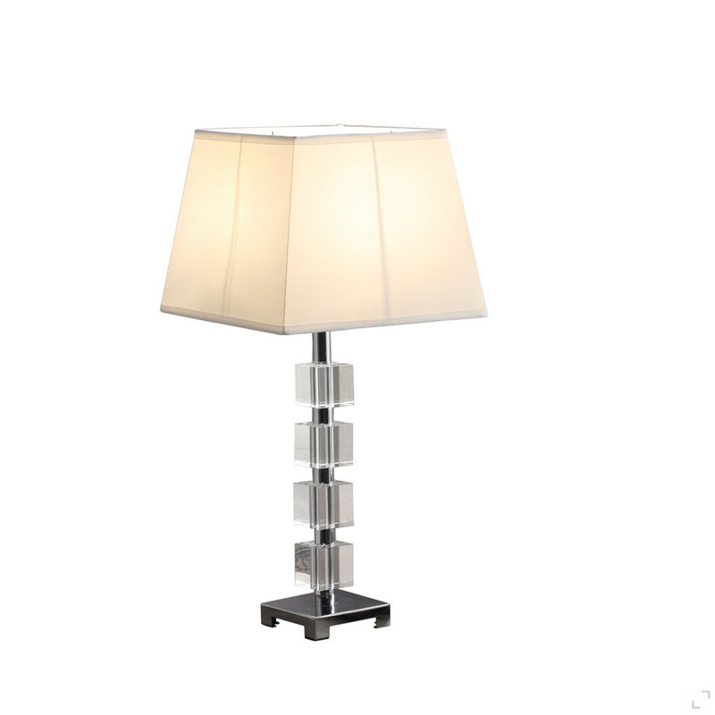 Lampe de table en cristal 25 "Wendi Glam
