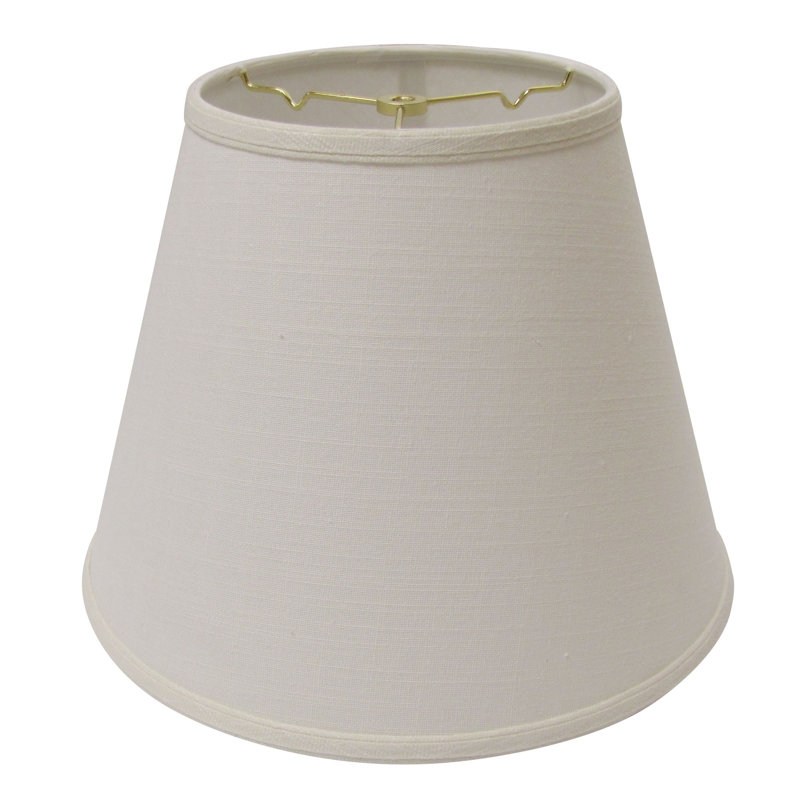 Abat-jour en lin 16 po Empire, Blanc
