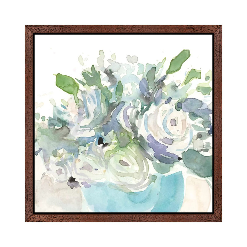 Samuel Dixon - Print on Canvas, 45.72 cm H x 45.72 cm W, Brown Floater Framed