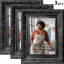 Cadre simple 3 pièces 11 "x 14" noir pour cadeaux de mariage-130898554-130898555-130898559