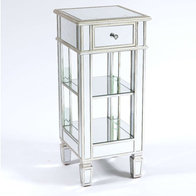 Amethy Side Table with Storage