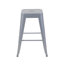 Tabouret à hauteur de comptoir de 30 pouces, ensemble de 2 tabourets de bar en métal sans dossier, non empilable, amovible et facile à assembler, conception peu encombrante pour îlot de cuisine / bar / café / salle à manger (argent)-512276114-512276117-509726878