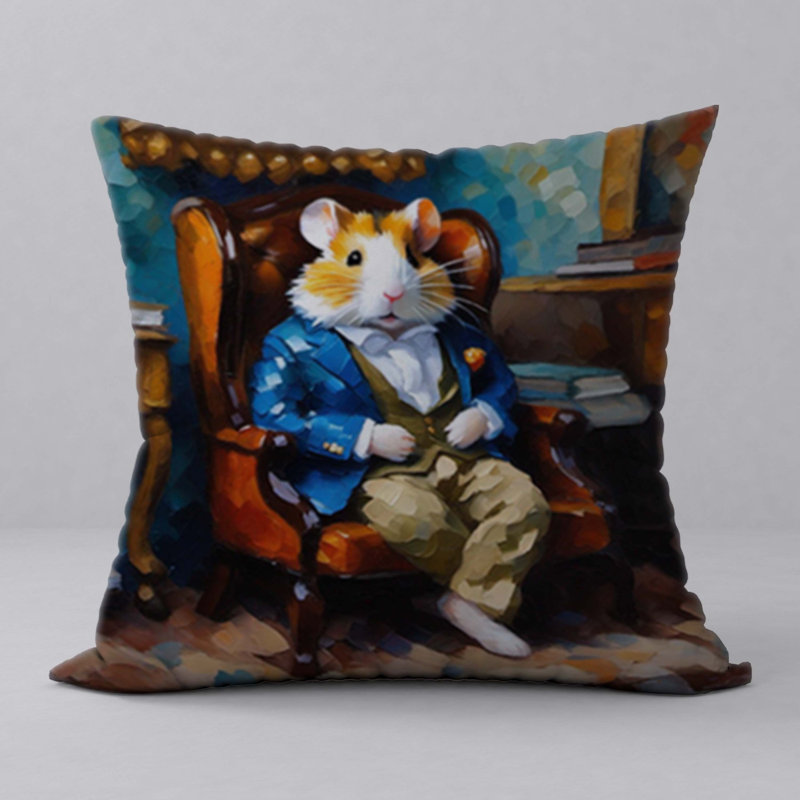 Polyester Throw Square Pillow Cover & Insert