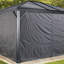Rideaux gris Sojag pour abri de jardin en polyester 8 pi x 8 pi Ventura