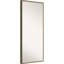 Miroir pleine grandeur en bois non biseauté, cadre en bronze Pearce - miroir de plancher, miroir mural-2074648261