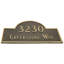 Classic 1-Line Lawn Address Sign-249188073