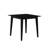 Aniek Alistair Black 40”W x 36”H Square Counter Height Dining Table