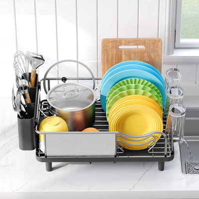 Cutlery Holder Bronx Dish Drainer Stainless Steel Dish Drying Rack