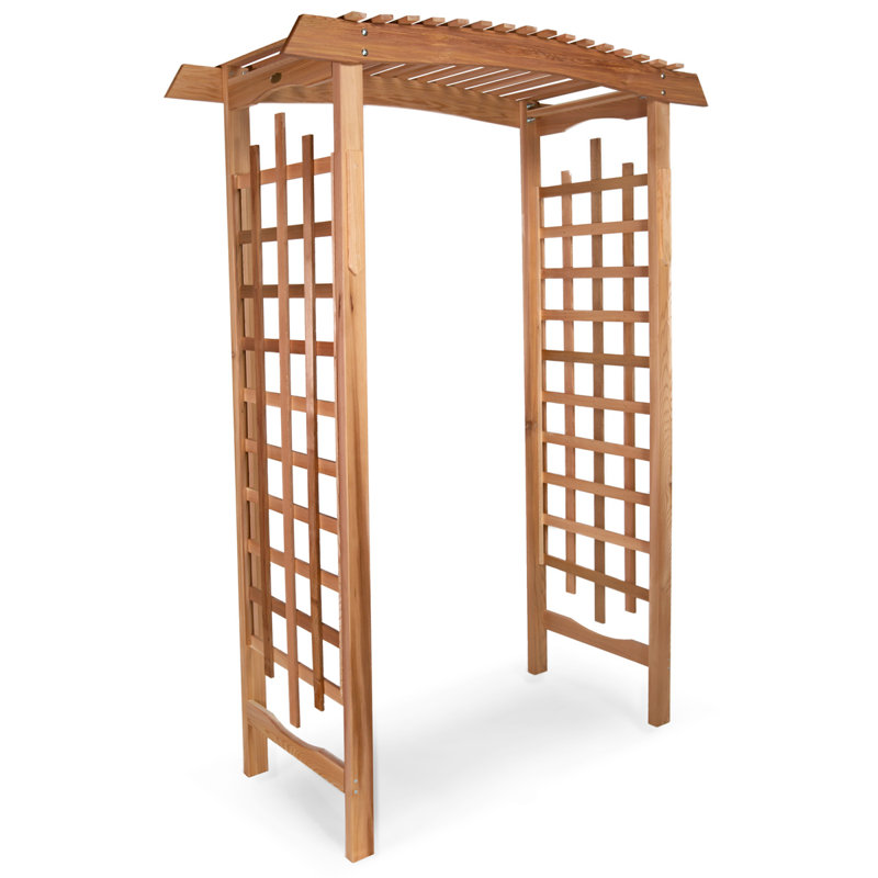 Western Red Cedar 7-ft Garden Arbor