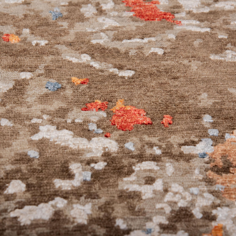 Tapis en laine noué à la main, Rectangulaire 8 pi x 10 pi