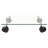 vidaXL Plant Roller Transparent Tempered Glass Medium