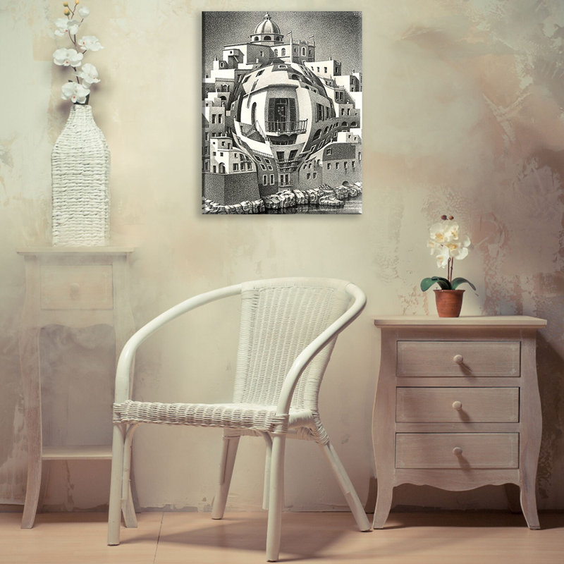 Balcony by M.C.Escher Gallery Wrapped Canvas, 24" H x 17" W
