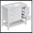 Moneisha 36.00'' Single Bathroom Vanity with Ceramic Top-1904300048