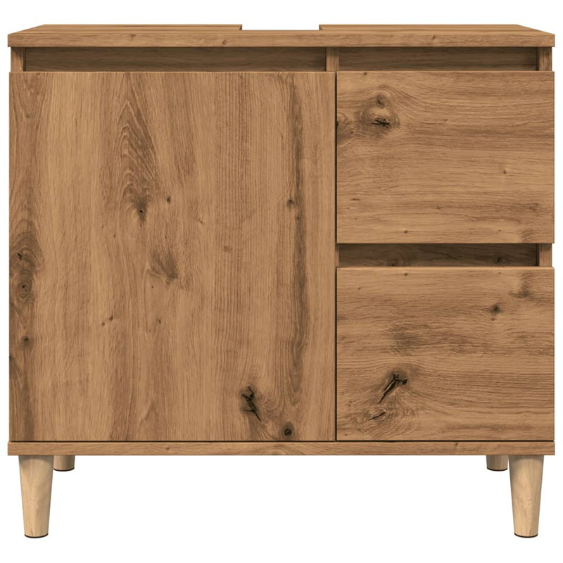 Roumena 65cm Single Bathroom Vanity Base Only, Artisan Oak