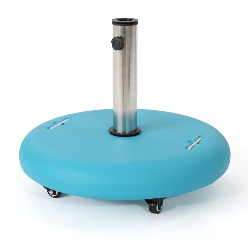 Base de parasol Wheelie - ronde, Sarcelle