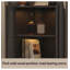 Vitrine moderne en verre cannelé