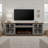 Brixham 97 inch Solid Wood Fireplace TV Stand Console for TVs up to 100 inches, Two-Tone Finish-121602920
