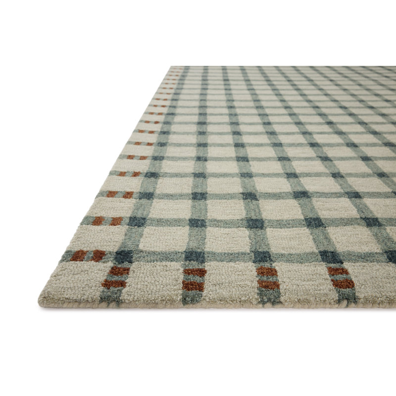 Magnolia Home by Joanna Gaines x Loloi Waylon Spa / Brick Area Rug, Rectangle 5' x 7'6"