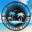 Palmier tropical, art mural en métal Coastal Beach House-106387050-106387051-107194093