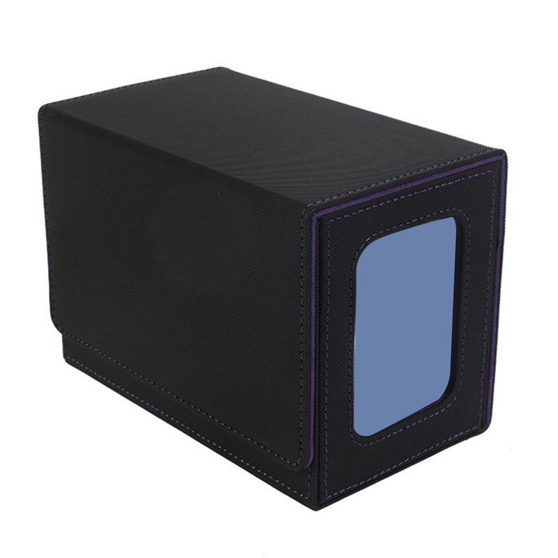 Large Capacity Card Storage Box Shockproof Scratch-Resistant Wide Mouth Design Easy Access Magnetic Closure Deck Box Card Holder