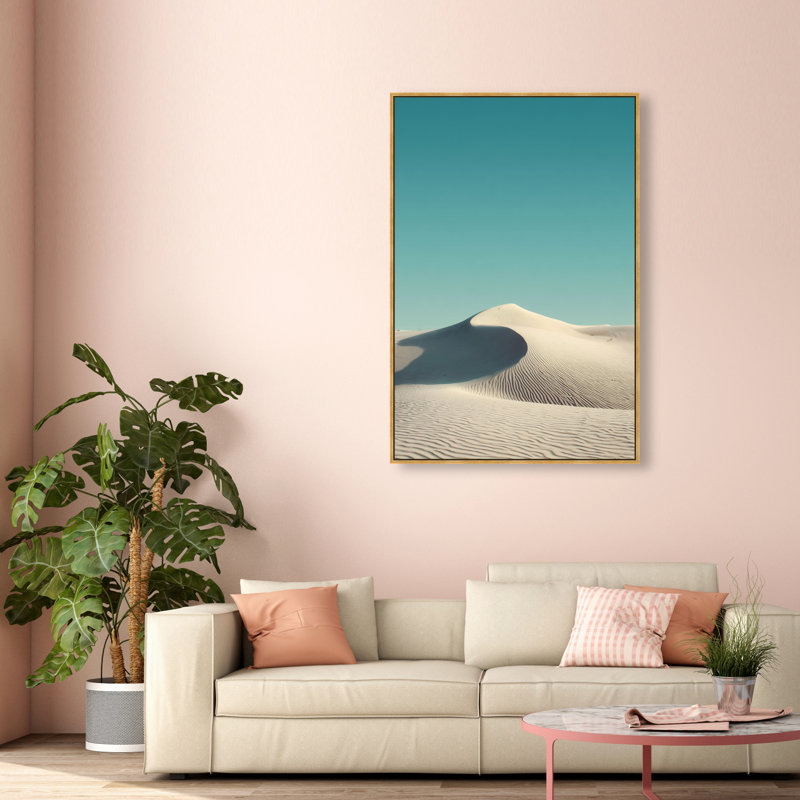 Sky Silence Print by Oliver Gal, 31"H x 21"W, Gold Floater Frame