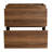 30" Bathroom Vanity Without Sink, Freestanding Double Drawer Sink Cabinet, Engineering Wood, Brown, Elegant And Functional Storage Simple Style