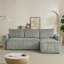 Canapé modulaire en L convertible-2095025558