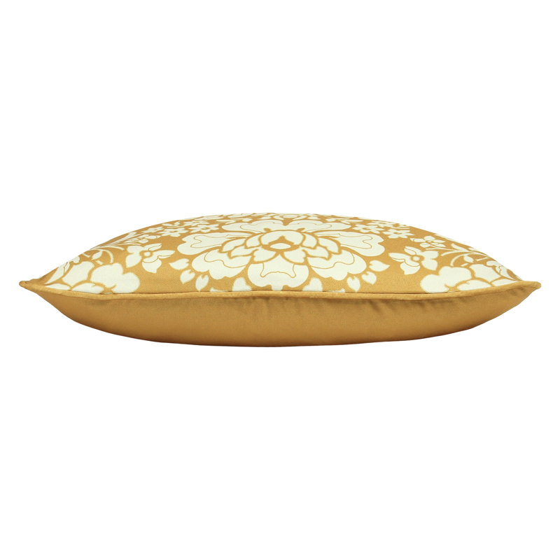Floral Square Cushion, Honey