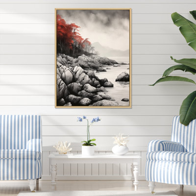 «Coastal Whispers I», reproduction sur toile