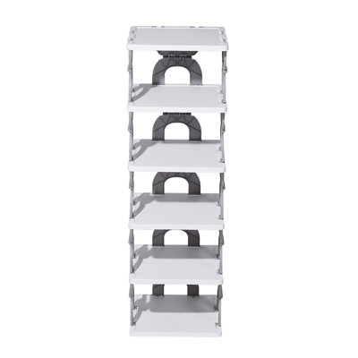 6 Pair Shoe Storage Rack