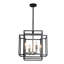 Lustre rectangulaire à 4 lumières-37315525