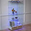 Vitrine moderne en verre avec grands tiroirs-1137119022