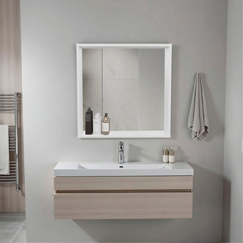 Lavabo de salle de bain Quilcene, Blanc