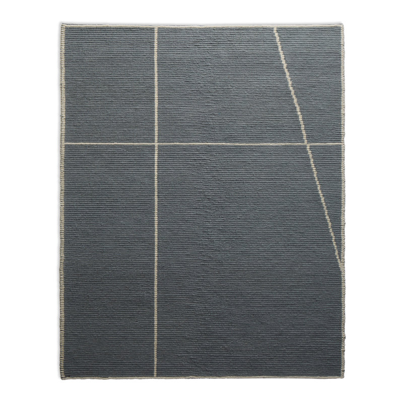 Collet Rug in Haze/Ivory, Rectangle 8' x 10', Gray/Ivory