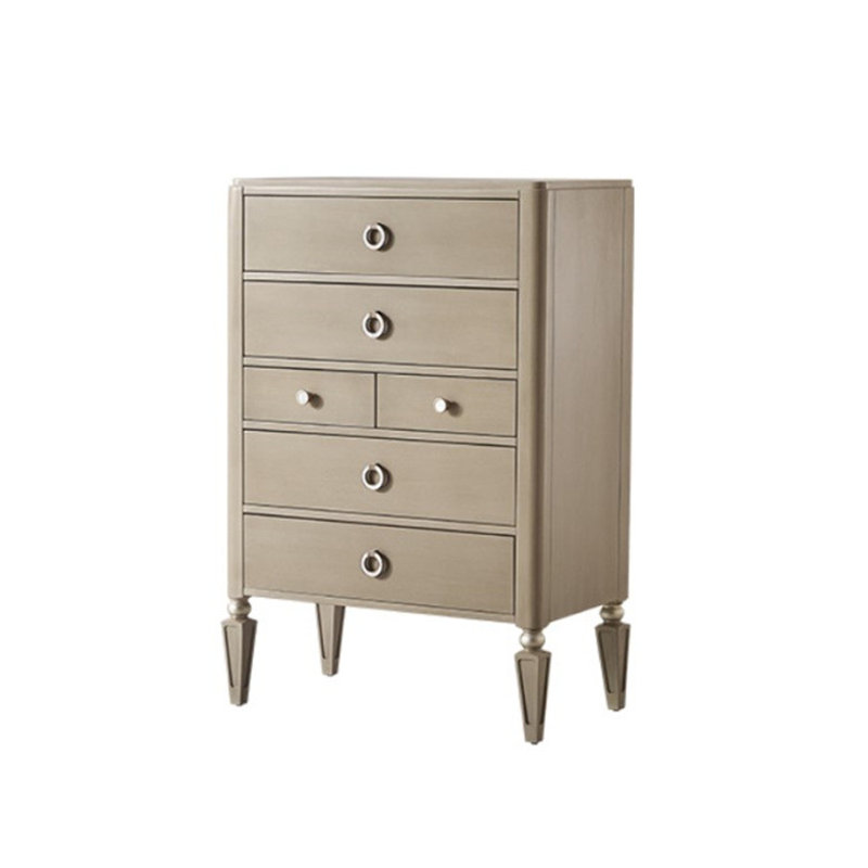 Commode d'appoint élégante à six tiroirs pour entrée