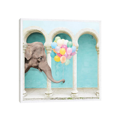 An Elephant Never Forgets by Erin Summer - Print on Canvas