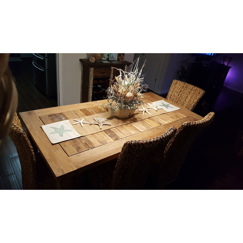 Solid Wood Dining Table, 31" H x 71" L x 36" W