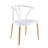 Burkleigh Plastic Dining Chairs with Beechwood Legs-934079341