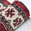 Tapis d'intérieur oriental noué à la main, en soie et laine rouge crème, fait main-1084940251