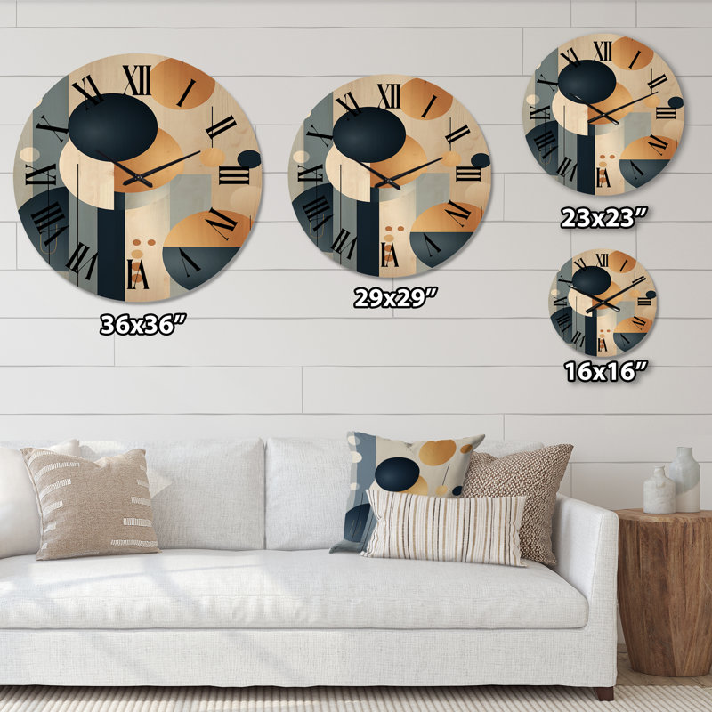 Horloge murale graphique, Très grand